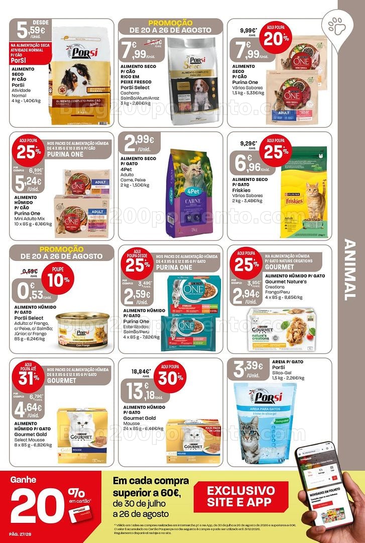 Antevisão Folheto INTERMARCHÉ Contact Promoções de 20 a 26 agosto