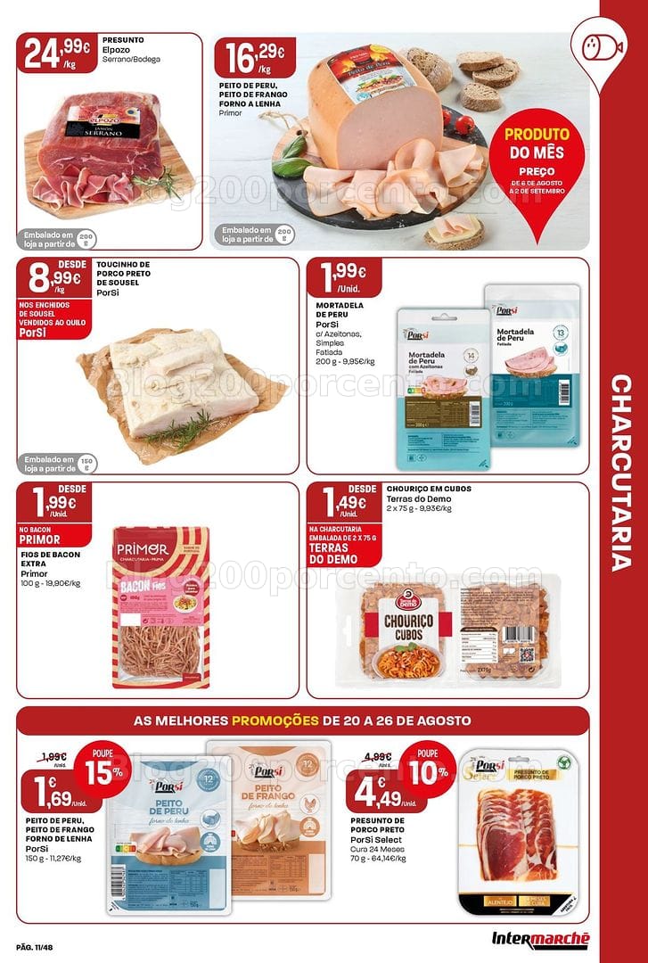 Antevisão Folheto INTERMARCHÉ Super Promoções de 20 a 26 agosto