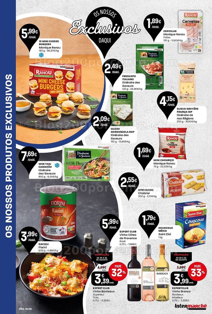 Antevisão Folheto INTERMARCHÉ Super Promoções de 20 a 26 agosto