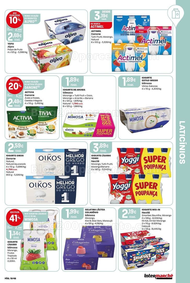 Antevisão Folheto INTERMARCHÉ Super Promoções de 20 a 26 agosto