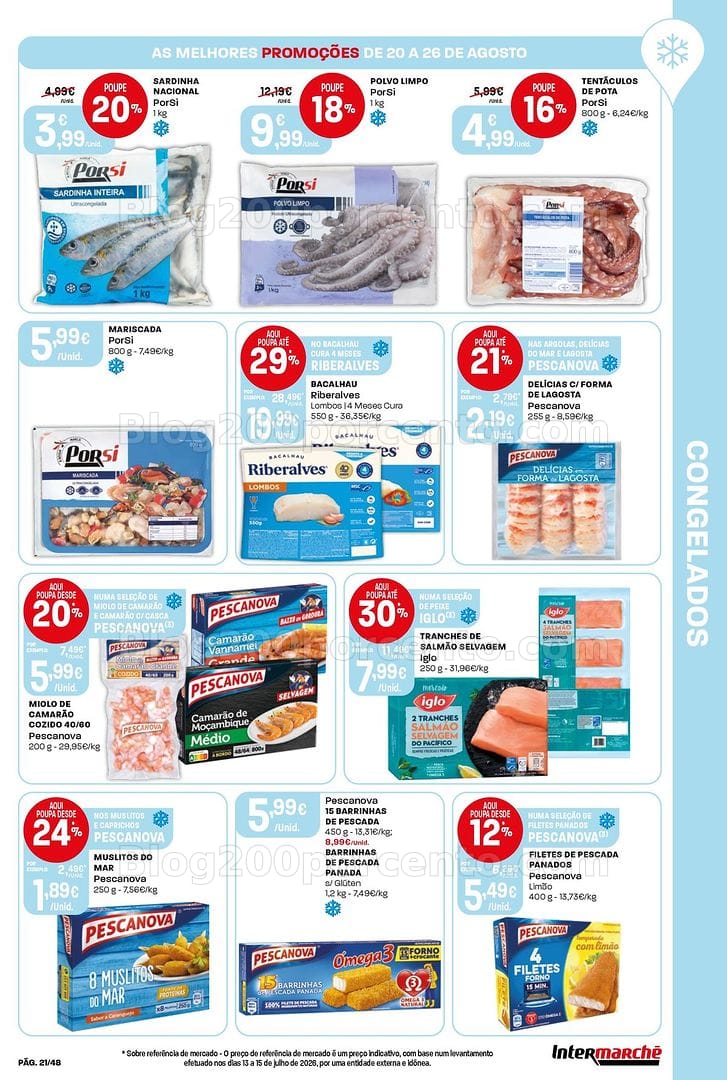 Antevisão Folheto INTERMARCHÉ Super Promoções de 20 a 26 agosto