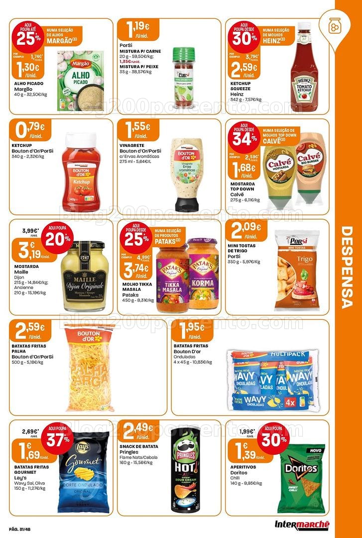 Antevisão Folheto INTERMARCHÉ Super Promoções de 20 a 26 agosto