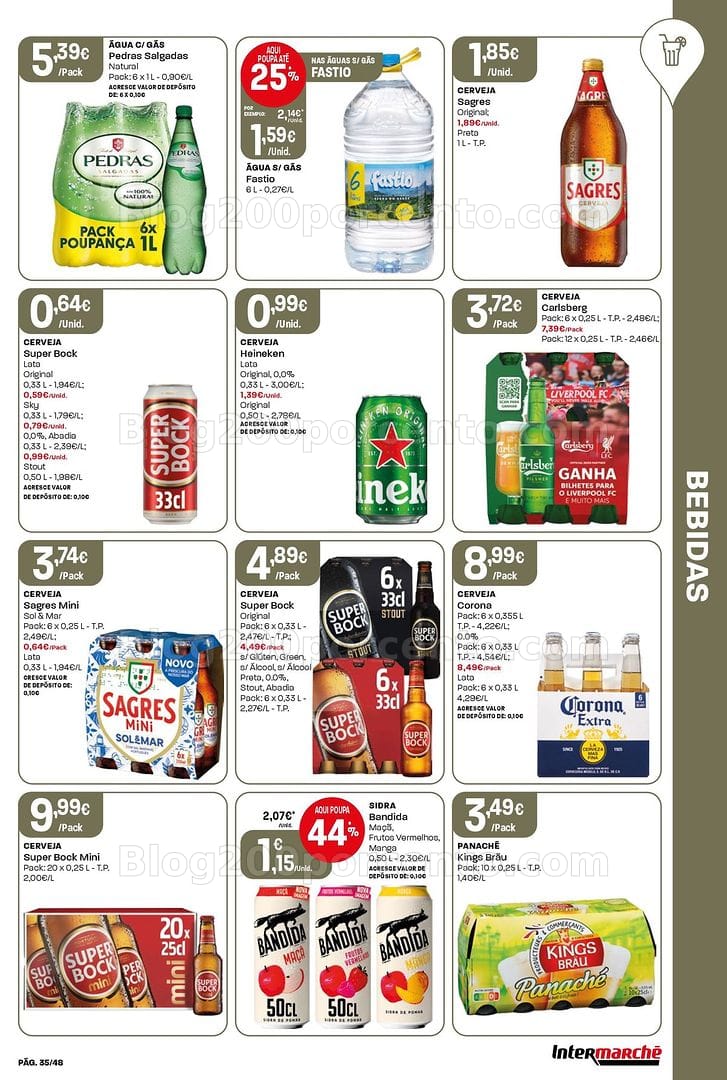 Antevisão Folheto INTERMARCHÉ Super Promoções de 20 a 26 agosto