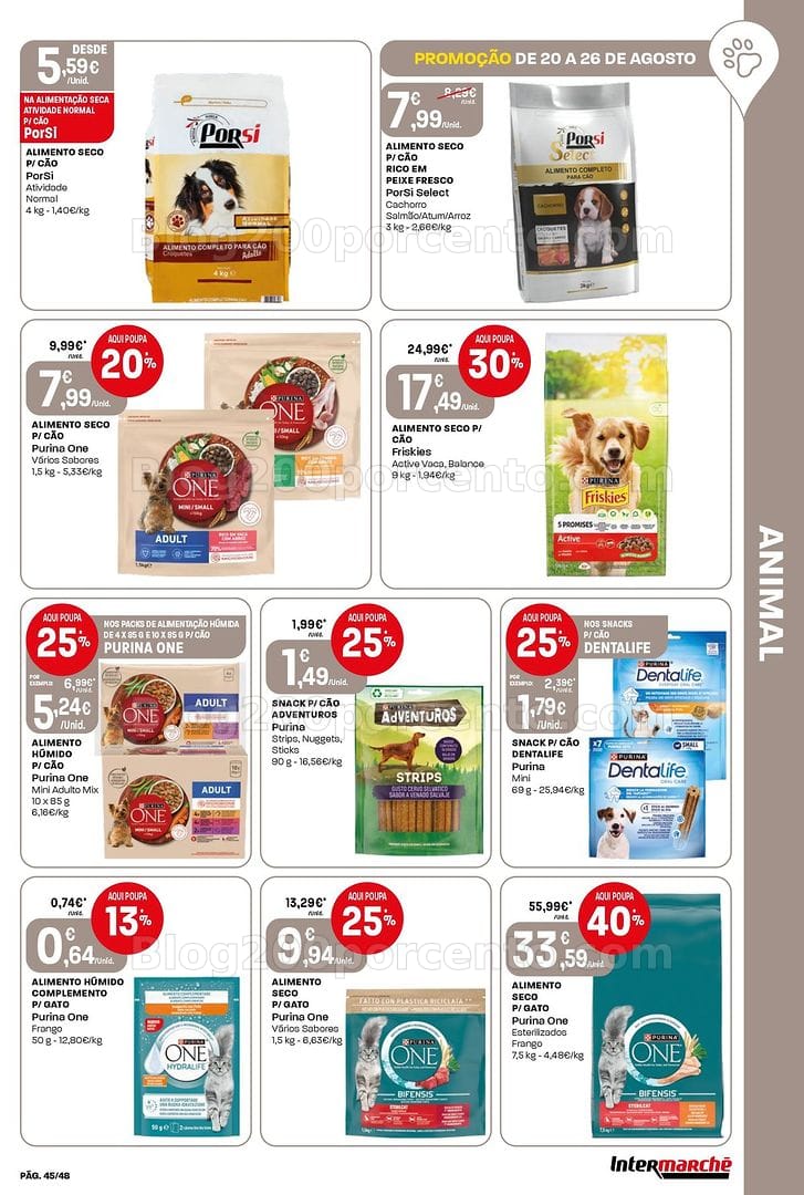 Antevisão Folheto INTERMARCHÉ Super Promoções de 20 a 26 agosto