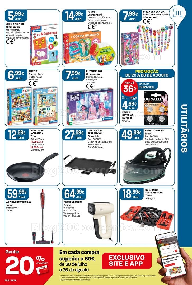 Antevisão Folheto INTERMARCHÉ Super Promoções de 20 a 26 agosto
