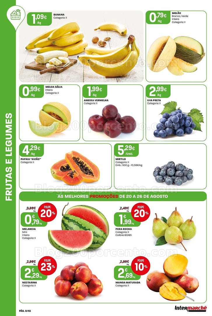 Antevisão Folheto INTERMARCHÉ Super Promoções de 20 a 26 agosto