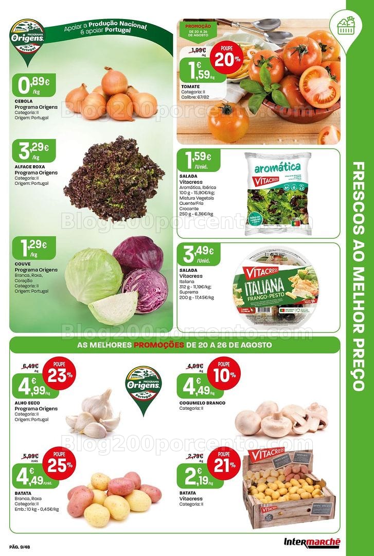 Antevisão Folheto INTERMARCHÉ Super Promoções de 20 a 26 agosto