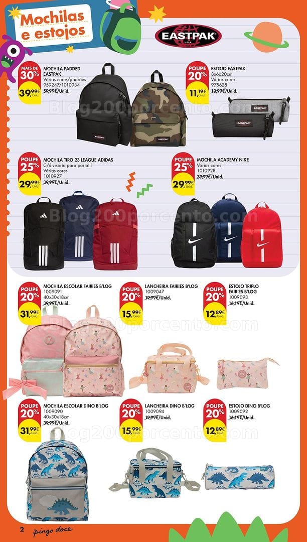 Antevisão Folheto PINGO DOCE Extra II Regresso às Aulas Promoções de 18 agosto a 21 setembro