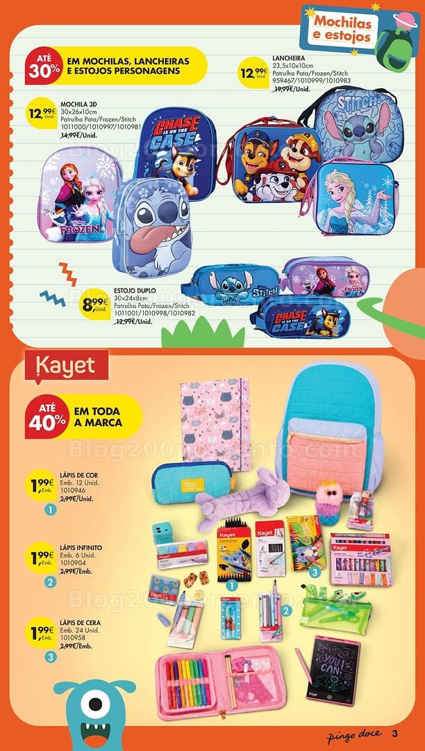 Antevisão Folheto PINGO DOCE Extra II Regresso às Aulas Promoções de 18 agosto a 21 setembro
