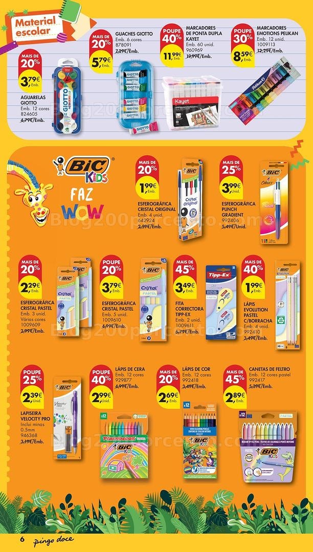 Antevisão Folheto PINGO DOCE Extra II Regresso às Aulas Promoções de 18 agosto a 21 setembro