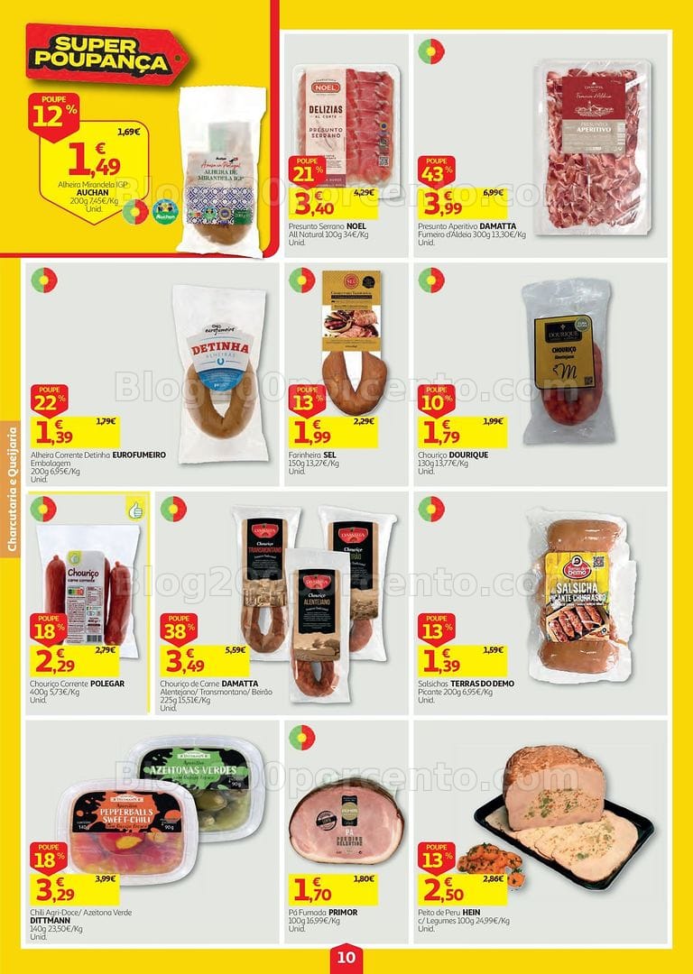 Antevisão Folheto AUCHAN Super Poupança Promoções de 13 a 19 agosto