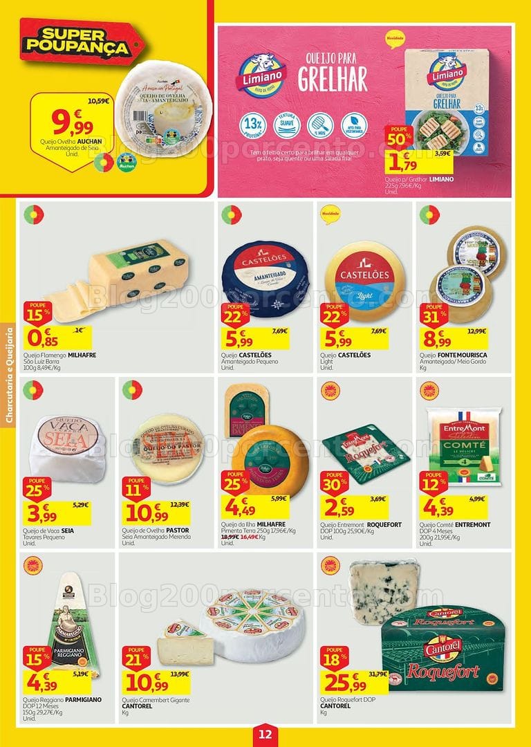 Antevisão Folheto AUCHAN Super Poupança Promoções de 13 a 19 agosto
