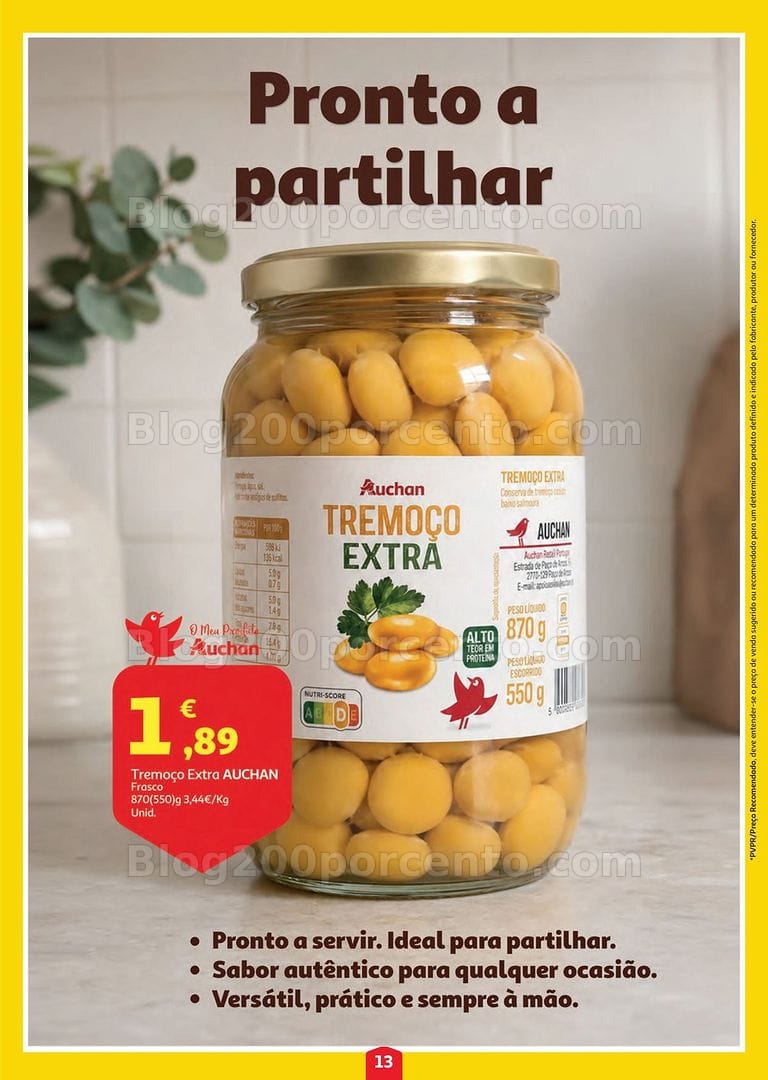 Antevisão Folheto AUCHAN Super Poupança Promoções de 13 a 19 agosto
