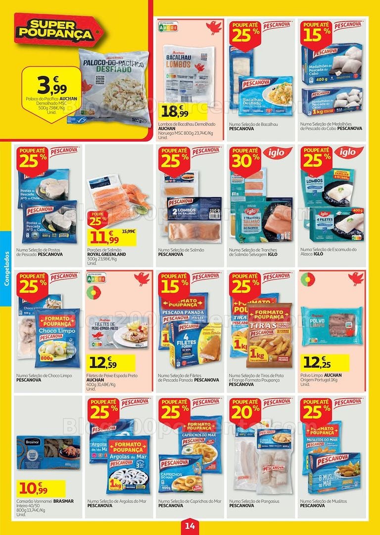 Antevisão Folheto AUCHAN Super Poupança Promoções de 13 a 19 agosto
