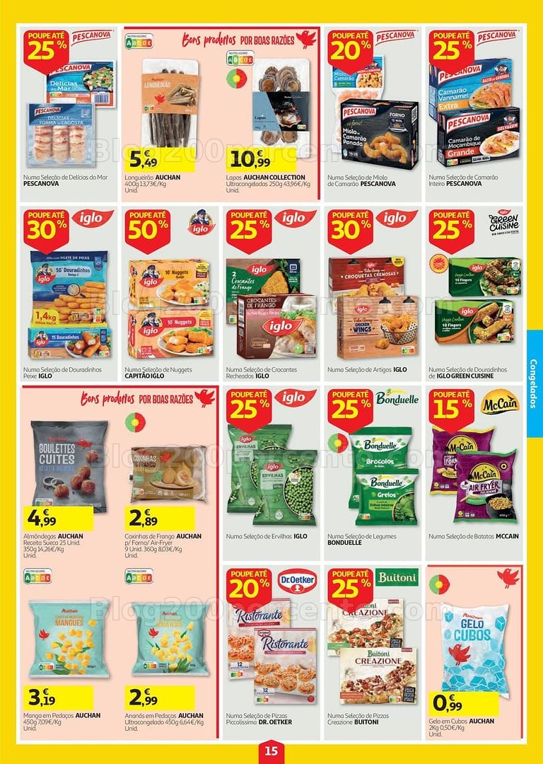 Antevisão Folheto AUCHAN Super Poupança Promoções de 13 a 19 agosto
