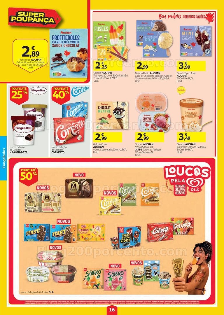 Antevisão Folheto AUCHAN Super Poupança Promoções de 13 a 19 agosto