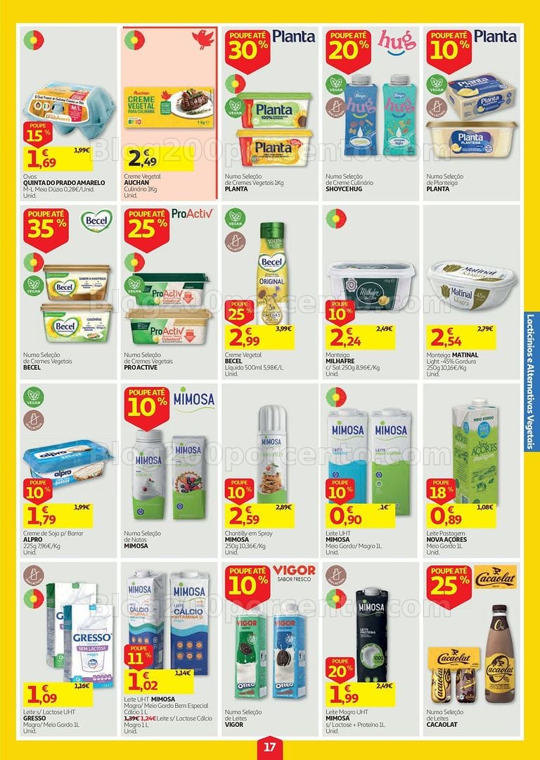 Antevisão Folheto AUCHAN Super Poupança Promoções de 13 a 19 agosto