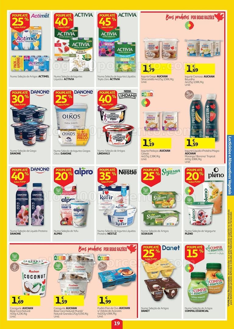Antevisão Folheto AUCHAN Super Poupança Promoções de 13 a 19 agosto