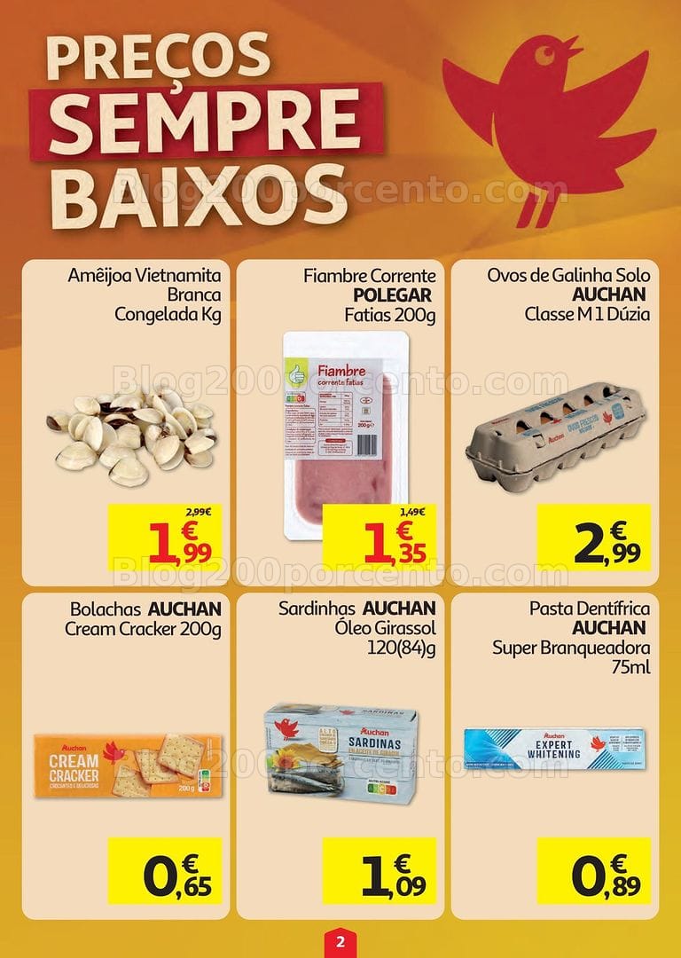 Antevisão Folheto AUCHAN Super Poupança Promoções de 13 a 19 agosto