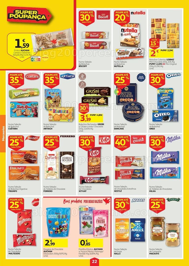 Antevisão Folheto AUCHAN Super Poupança Promoções de 13 a 19 agosto