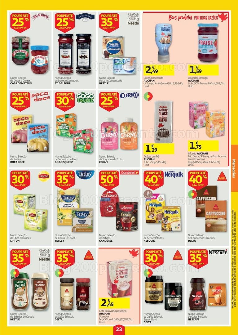 Antevisão Folheto AUCHAN Super Poupança Promoções de 13 a 19 agosto