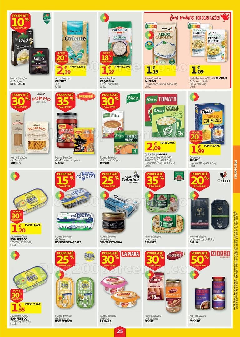 Antevisão Folheto AUCHAN Super Poupança Promoções de 13 a 19 agosto