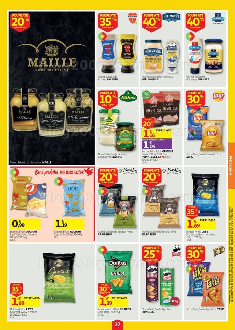 Antevisão Folheto AUCHAN Super Poupança Promoções de 13 a 19 agosto