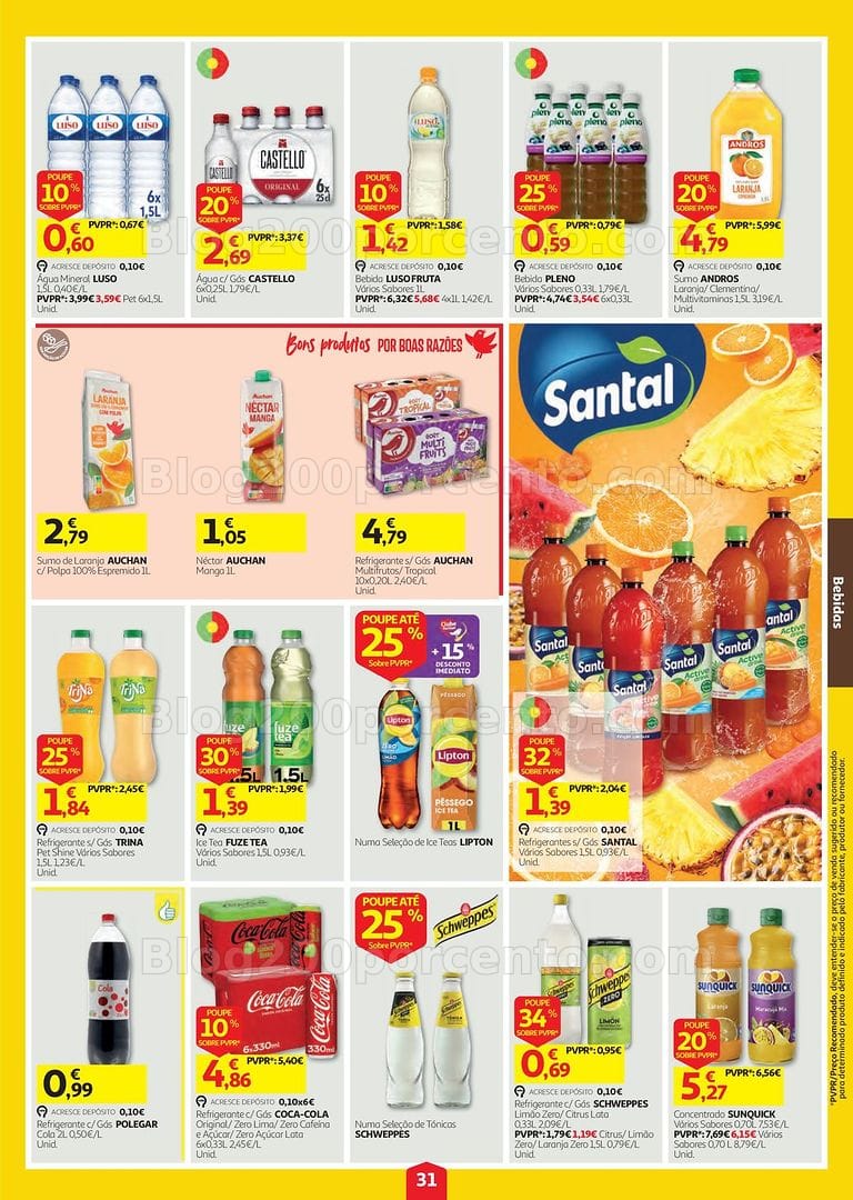 Antevisão Folheto AUCHAN Super Poupança Promoções de 13 a 19 agosto