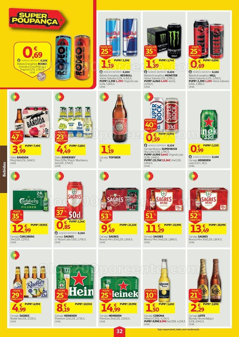 Antevisão Folheto AUCHAN Super Poupança Promoções de 13 a 19 agosto