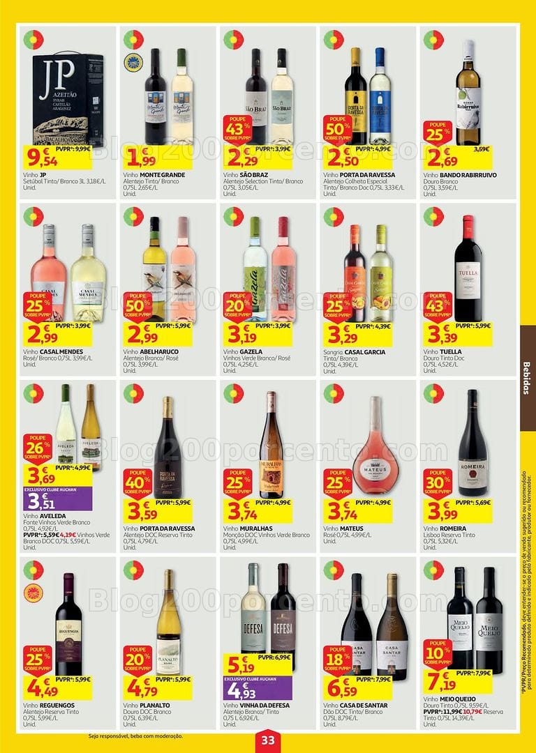 Antevisão Folheto AUCHAN Super Poupança Promoções de 13 a 19 agosto