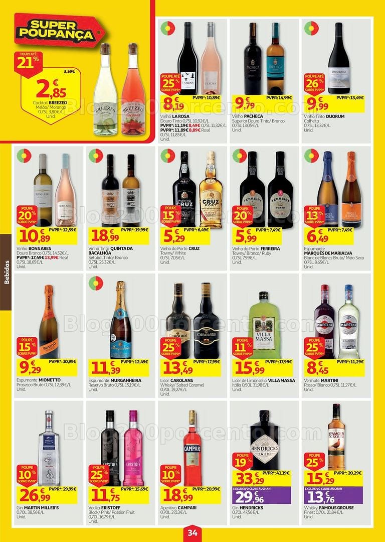 Antevisão Folheto AUCHAN Super Poupança Promoções de 13 a 19 agosto