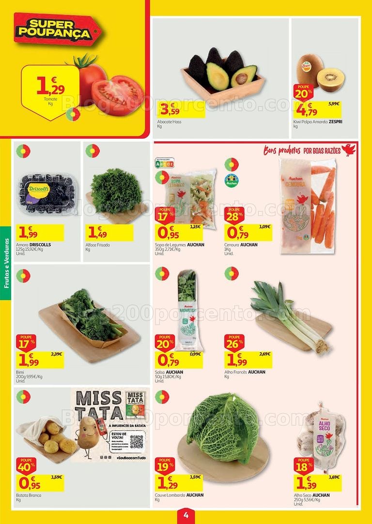Antevisão Folheto AUCHAN Super Poupança Promoções de 13 a 19 agosto