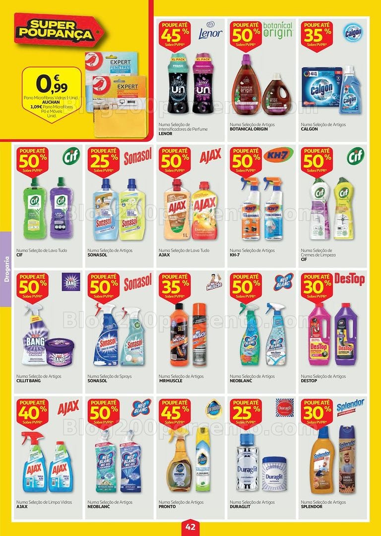 Antevisão Folheto AUCHAN Super Poupança Promoções de 13 a 19 agosto