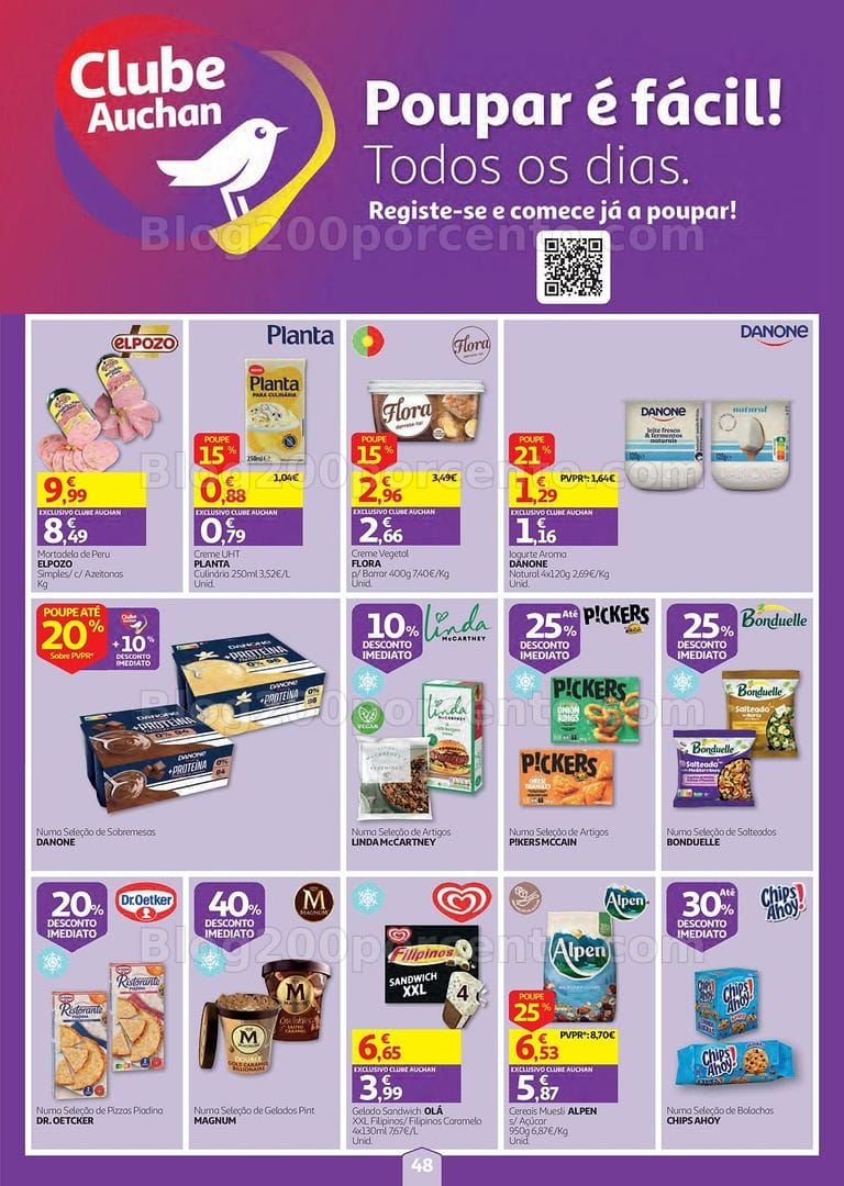 Antevisão Folheto AUCHAN Super Poupança Promoções de 13 a 19 agosto