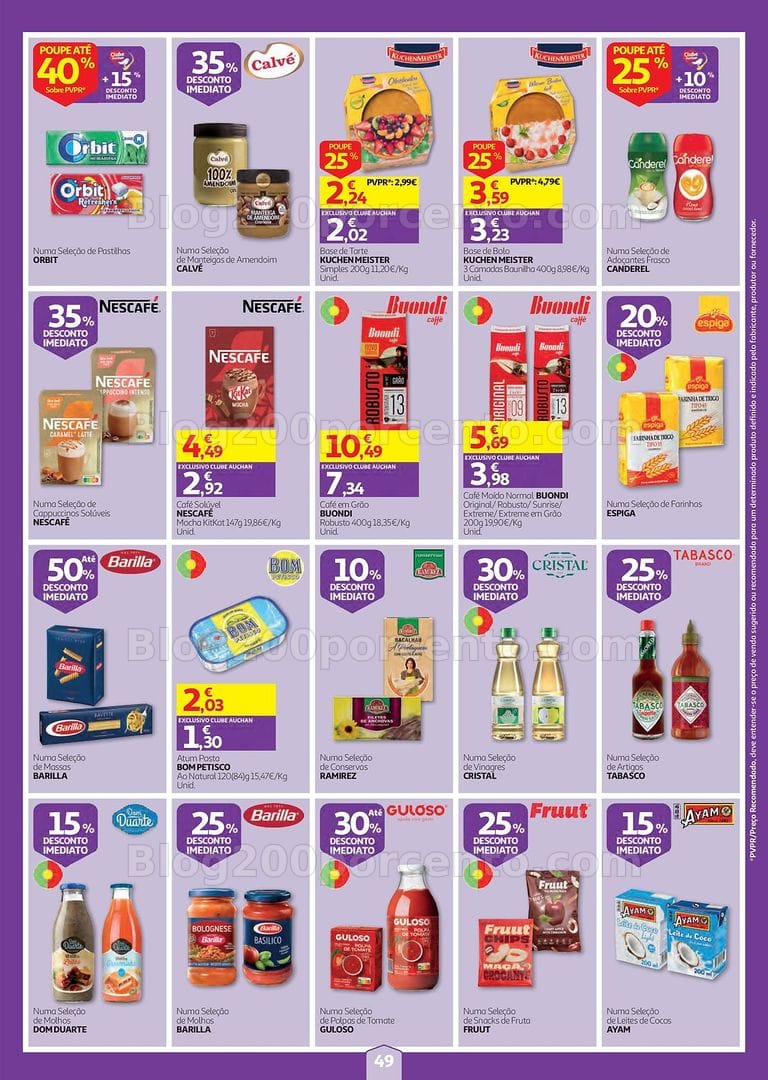 Antevisão Folheto AUCHAN Super Poupança Promoções de 13 a 19 agosto