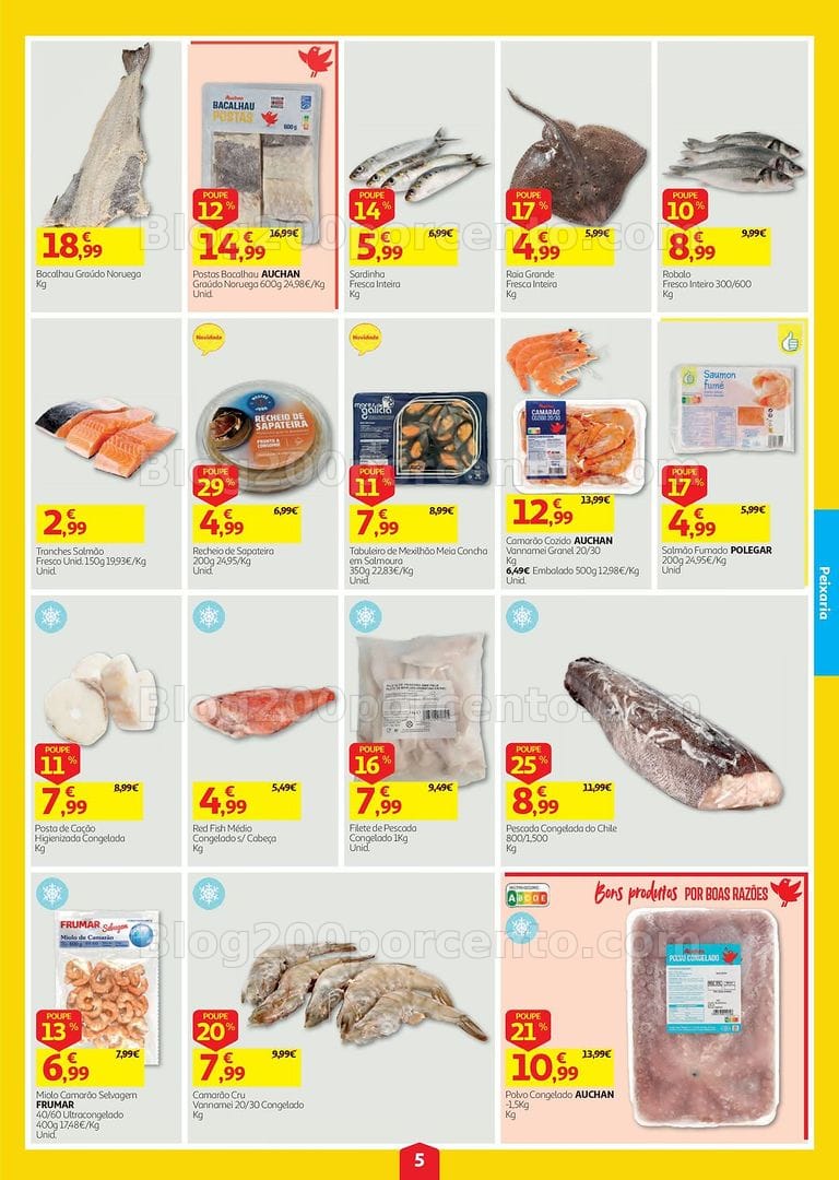 Antevisão Folheto AUCHAN Super Poupança Promoções de 13 a 19 agosto