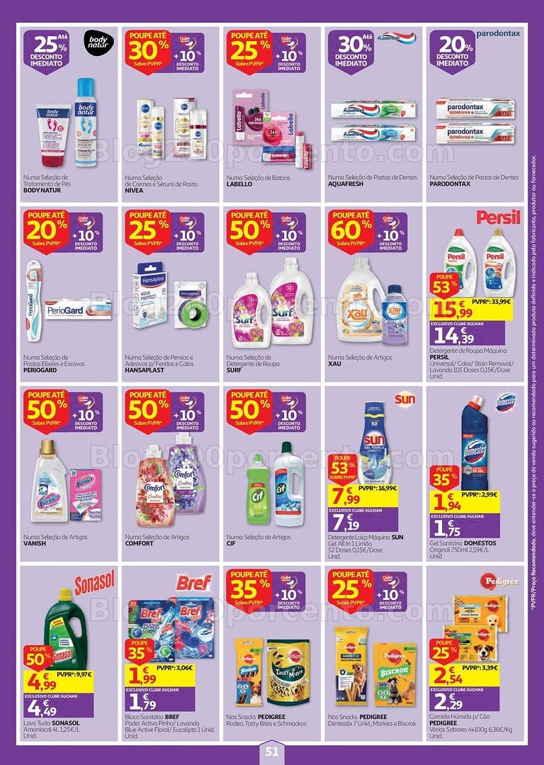 Antevisão Folheto AUCHAN Super Poupança Promoções de 13 a 19 agosto