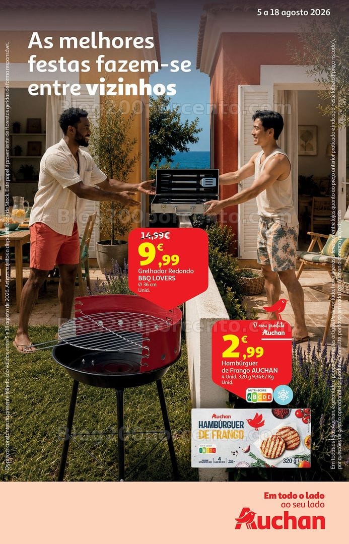 Antevisão Folheto AUCHAN Promoções de 5 a 18 agosto