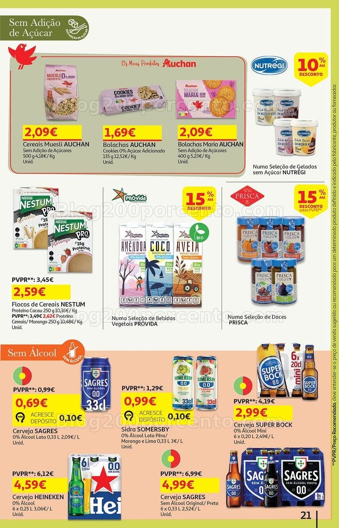 Antevisão Folheto AUCHAN Promoções de 5 a 18 agosto