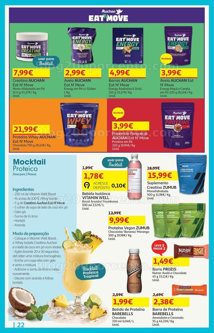Antevisão Folheto AUCHAN Promoções de 5 a 18 agosto