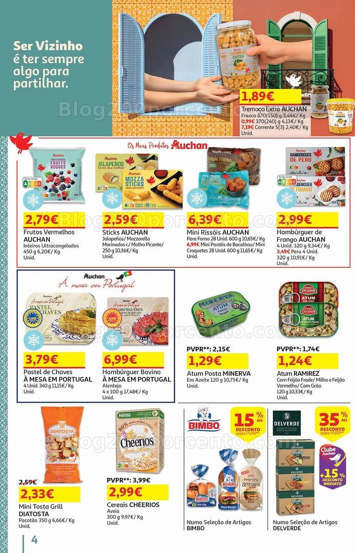 Antevisão Folheto AUCHAN Promoções de 5 a 18 agosto