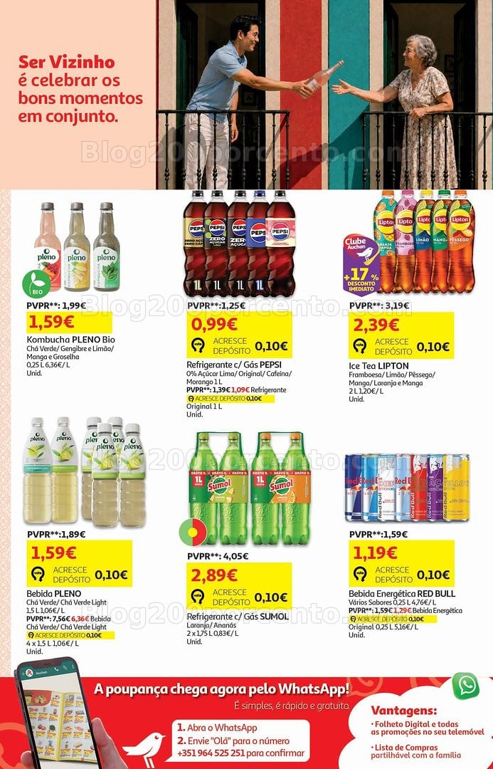 Antevisão Folheto AUCHAN Promoções de 5 a 18 agosto