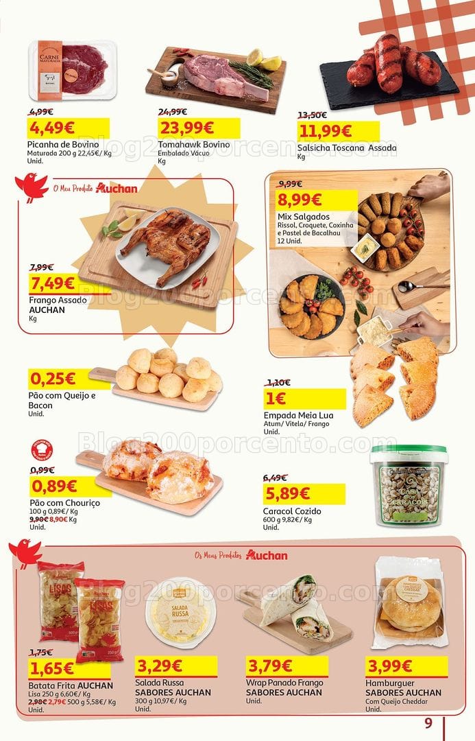 Antevisão Folheto AUCHAN Promoções de 5 a 18 agosto
