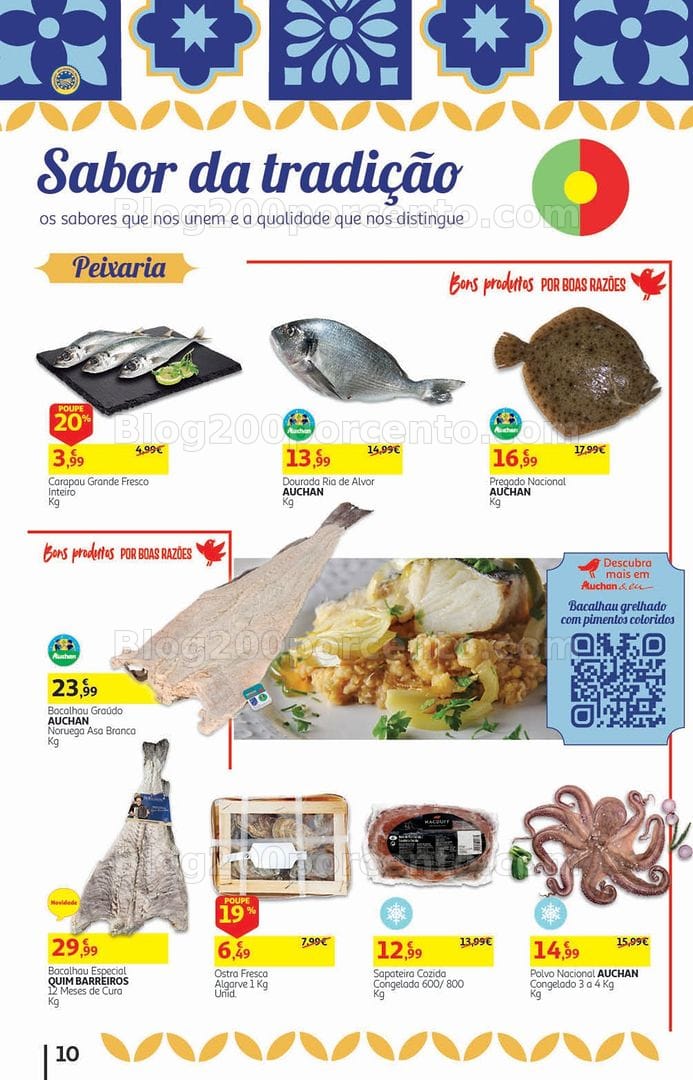 Antevisão Folheto AUCHAN Supermercado Promoções de 19 agosto a 3 setembro