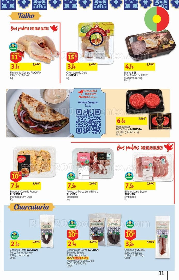 Antevisão Folheto AUCHAN Supermercado Promoções de 19 agosto a 3 setembro