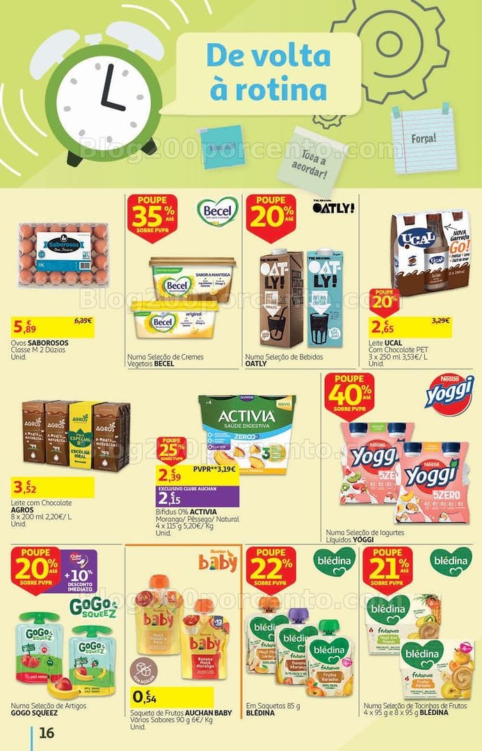 Antevisão Folheto AUCHAN Supermercado Promoções de 19 agosto a 3 setembro