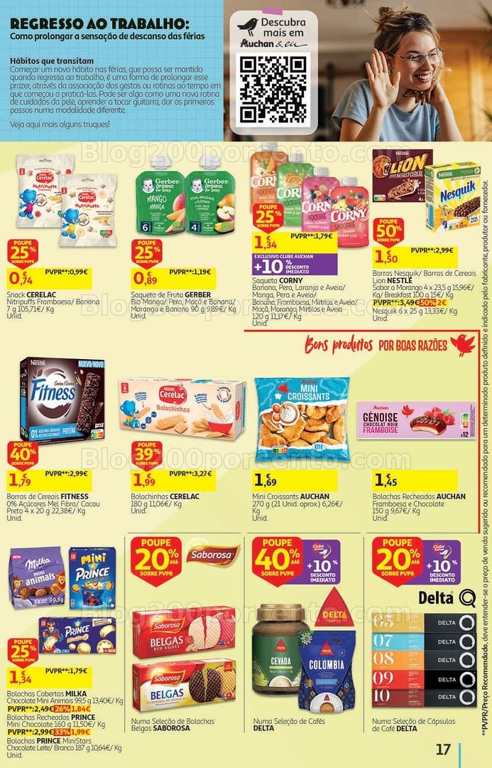Antevisão Folheto AUCHAN Supermercado Promoções de 19 agosto a 3 setembro