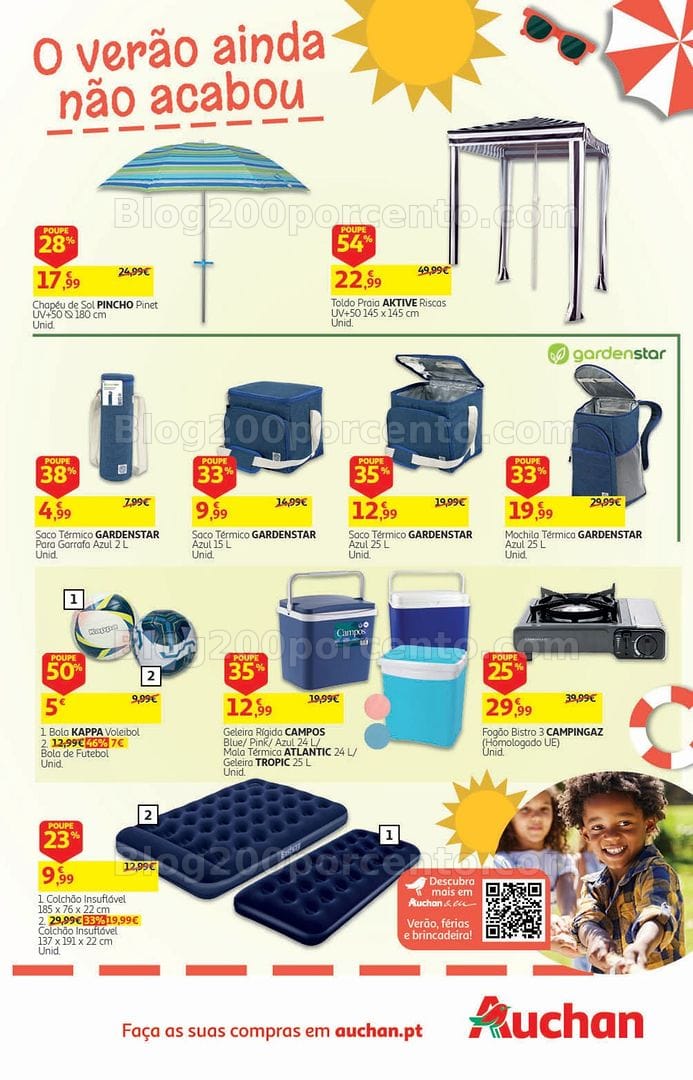 Antevisão Folheto AUCHAN Bazar Promoções de 19 agosto a 3 setembro