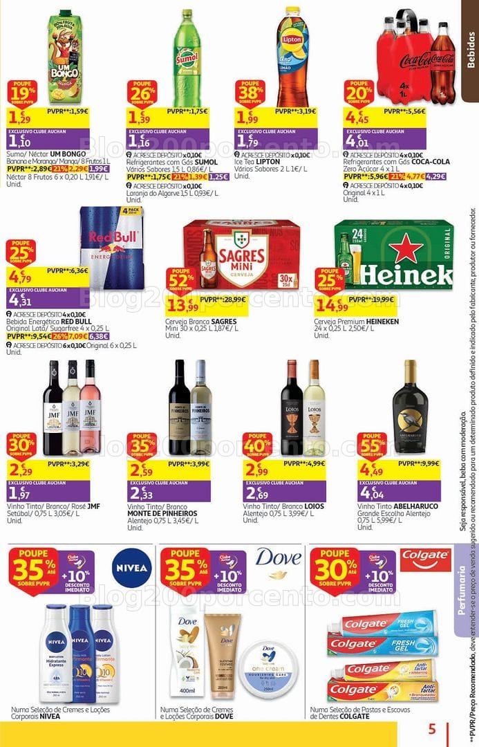 Antevisão Folheto AUCHAN Supermercado Promoções de 19 agosto a 3 setembro