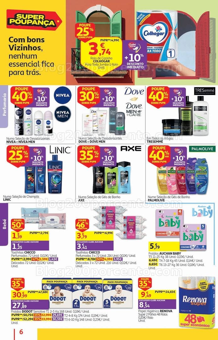 Antevisão Folheto AUCHAN Supermercado Promoções de 19 agosto a 3 setembro